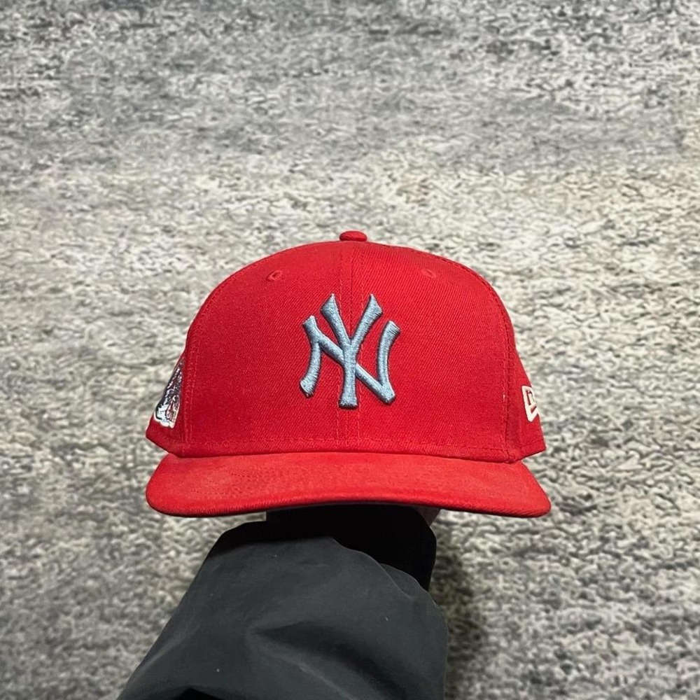 New Era‎ 59Fifty New York Yankees Subway Series Fitted Hat Red 7 5/8 Embroidered